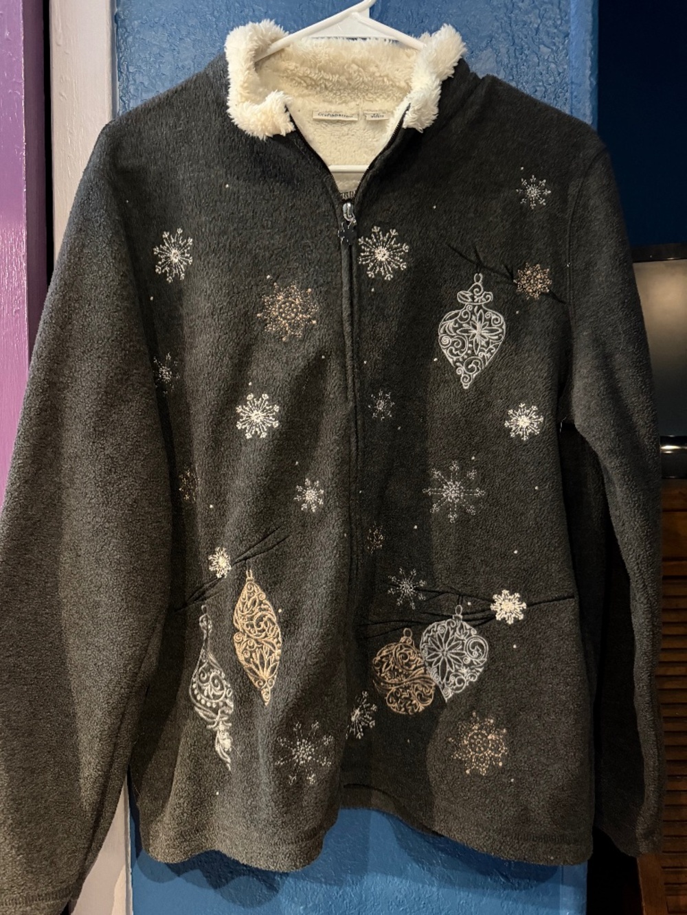 Croft & Barrow zip-up fleece jacket